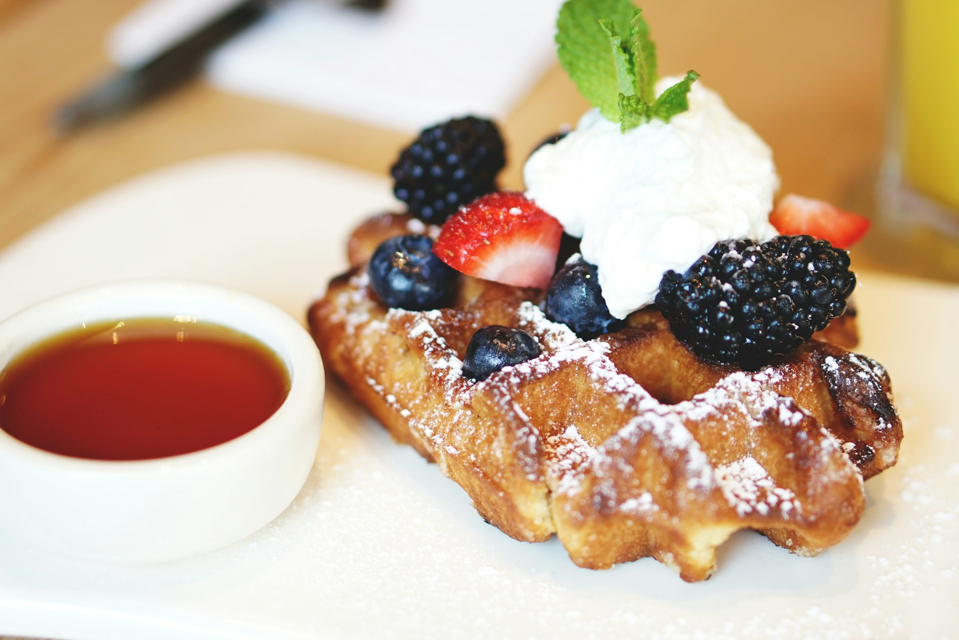 baked pastry with fruits